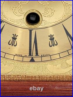 BEAUTIFUL ESKA WIND UP ESKA SHELF MANTEL CLOCK BRAZIL WESTMINSTER CHIMES. As-is
