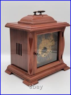 BEAUTIFUL ESKA WIND UP ESKA SHELF MANTEL CLOCK BRAZIL WESTMINSTER CHIMES. As-is