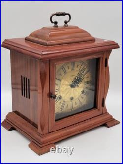 BEAUTIFUL ESKA WIND UP ESKA SHELF MANTEL CLOCK BRAZIL WESTMINSTER CHIMES. As-is