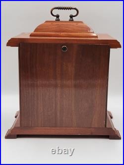 BEAUTIFUL ESKA WIND UP ESKA SHELF MANTEL CLOCK BRAZIL WESTMINSTER CHIMES. As-is