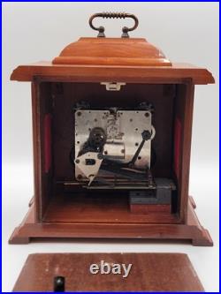 BEAUTIFUL ESKA WIND UP ESKA SHELF MANTEL CLOCK BRAZIL WESTMINSTER CHIMES. As-is