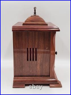 BEAUTIFUL ESKA WIND UP ESKA SHELF MANTEL CLOCK BRAZIL WESTMINSTER CHIMES. As-is