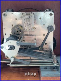 BEAUTIFUL ESKA WIND UP ESKA SHELF MANTEL CLOCK BRAZIL WESTMINSTER CHIMES. As-is