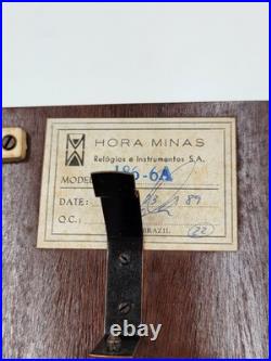 BEAUTIFUL ESKA WIND UP ESKA SHELF MANTEL CLOCK BRAZIL WESTMINSTER CHIMES. As-is