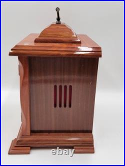 BEAUTIFUL ESKA WIND UP ESKA SHELF MANTEL CLOCK BRAZIL WESTMINSTER CHIMES. As-is