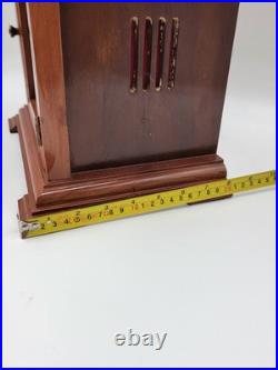 BEAUTIFUL ESKA WIND UP ESKA SHELF MANTEL CLOCK BRAZIL WESTMINSTER CHIMES. As-is