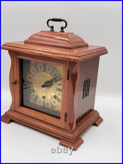 BEAUTIFUL ESKA WIND UP ESKA SHELF MANTEL CLOCK BRAZIL WESTMINSTER CHIMES. As-is