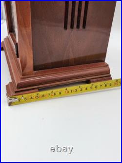 BEAUTIFUL ESKA WIND UP ESKA SHELF MANTEL CLOCK BRAZIL WESTMINSTER CHIMES. As-is