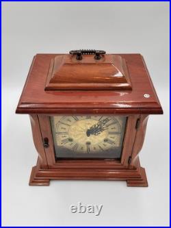 BEAUTIFUL ESKA WIND UP ESKA SHELF MANTEL CLOCK BRAZIL WESTMINSTER CHIMES. As-is