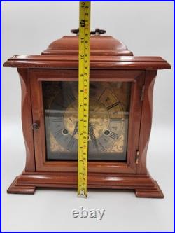 BEAUTIFUL ESKA WIND UP ESKA SHELF MANTEL CLOCK BRAZIL WESTMINSTER CHIMES. As-is