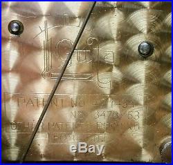 BEAUTIFUL GUFA ART DECO MANTLE CLOCK With 5 BAR WESTMINSTER CHIMEPATENT 421434