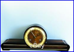 Big Art Deco Anker Germany Westminster Chiming Mantel Clock With Echapement