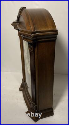 BULOVA Allerton B7653 Chiming Pendulum Mantle Clock- Walnut Finish-17.5x11.5x4