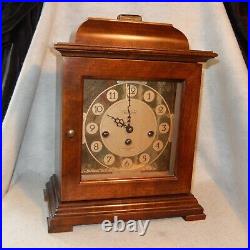 BULOVA Clock WESTMINSTER Chime 340-020 West Germany 2 Jewels Working Mantel Key