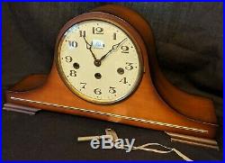 BULOVA WESTMINSTER 2 Jewel CHIME Mantel MANTLE CLOCK Key Wind GERMANY