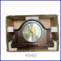 BULOVA Westminster MANTEL CLOCK-CHADBOURNE IN OLD WORLD WALNUT FINISH B1975