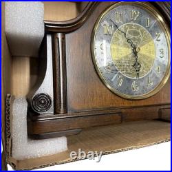 BULOVA Westminster MANTEL CLOCK-CHADBOURNE IN OLD WORLD WALNUT FINISH B1975