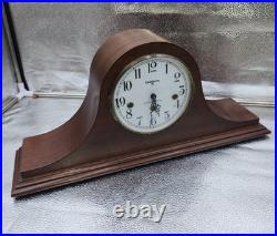 Baldwin M110 Westminster Chime Mantel Clock with Key Franz Hermle Works perfect