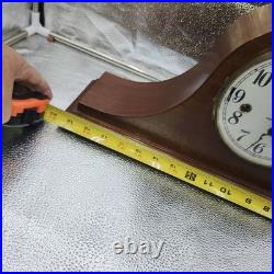 Baldwin M110 Westminster Chime Mantel Clock with Key Franz Hermle Works perfect