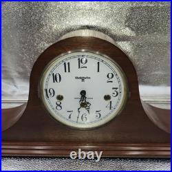Baldwin M110 Westminster Chime Mantel Clock with Key Franz Hermle Works perfect