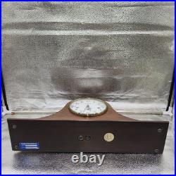 Baldwin M110 Westminster Chime Mantel Clock with Key Franz Hermle Works perfect