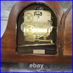 Baldwin M110 Westminster Chime Mantel Clock with Key Franz Hermle Works perfect