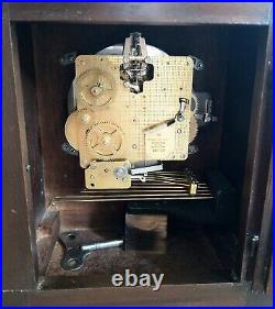 Baldwin M210 MAH Bracket Clock Westminster Chime Nonworking, Needs Repair