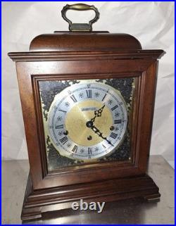Barwick U. S. A Triple Westminster Chime 8 Day Bracket Clock Working Howard Miller