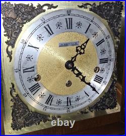 Barwick U. S. A Triple Westminster Chime 8 Day Bracket Clock Working Howard Miller