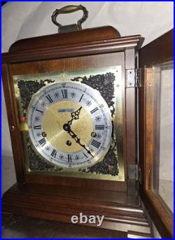 Barwick U. S. A Triple Westminster Chime 8 Day Bracket Clock Working Howard Miller