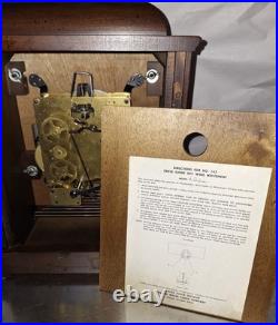 Barwick U. S. A Triple Westminster Chime 8 Day Bracket Clock Working Howard Miller