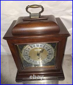 Barwick U. S. A Triple Westminster Chime 8 Day Bracket Clock Working Howard Miller