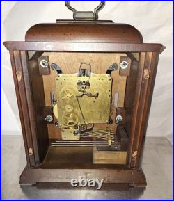 Barwick U. S. A Triple Westminster Chime 8 Day Bracket Clock Working Howard Miller