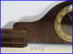 Beautiful Antique Girod French Art Deco Westminster Chime Mantle Clock (Works)