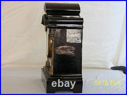 Beautiful Antique New Haven Cast Iron Case Table Mantle Clock