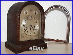 Beautiful Antique SETH THOMAS Westminster Chime Clock Excellent