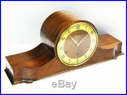 Beautiful Art Deco Junghans Westminster Chiming Mantel Clock Germany