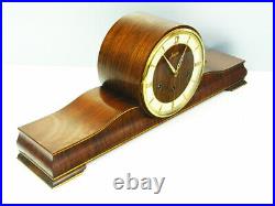 Beautiful Art Deco Westminster Chiming Mantel Clock From Junghans Germany