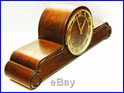Beautiful Art Deco Westminster Chiming Mantel Clock From Mauthe