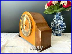 Beautiful Bentima/Perivale (1936-40) Westminster Chiming Mantle Clock, Fully res