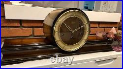 Beautiful German Hermle Westminster Mantel Clock With Chiming Up 5 Sound Bars