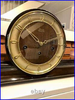 Beautiful German Hermle Westminster Mantel Clock With Chiming Up 5 Sound Bars