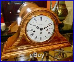 Beautiful HOWARD MILLER Key-wound WESTMINSTER Chime Mantel CLOCK