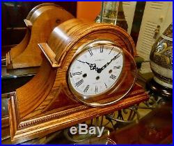 Beautiful HOWARD MILLER Key-wound WESTMINSTER Chime Mantel CLOCK