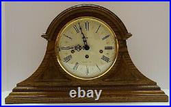 Beautiful HOWARD MILLER'Worthington' Westminster Chime Oak Mantle Clock 613-102