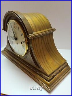 Beautiful HOWARD MILLER'Worthington' Westminster Chime Oak Mantle Clock 613-102