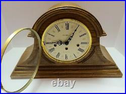 Beautiful HOWARD MILLER'Worthington' Westminster Chime Oak Mantle Clock 613-102