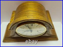 Beautiful HOWARD MILLER'Worthington' Westminster Chime Oak Mantle Clock 613-102