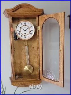 Beautiful Hermle Mechanical Westminster Chiming Wall Clock German Quality VGC