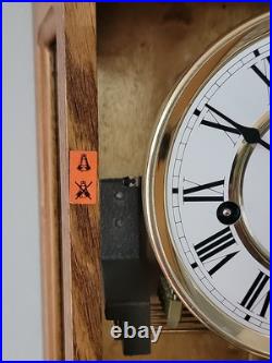 Beautiful Hermle Mechanical Westminster Chiming Wall Clock German Quality VGC